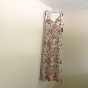 Vera Wang Sequin Full Length Dress